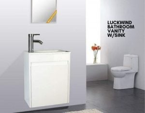 LUCKWIND Bathroom Vanity W/Sink