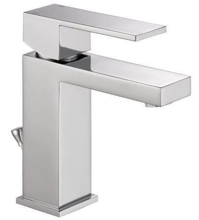 Delta faucet modern single handed bathroom faucet