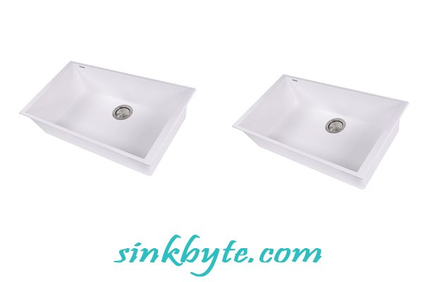 Nantucket PR3018-W single bowl under mount granite composite sink
