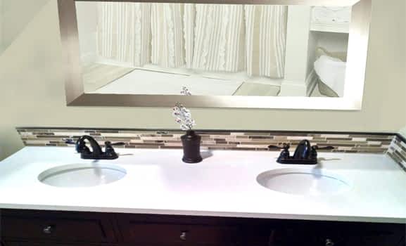Nantucket UM W oval ceramic under the mount vanity sink
