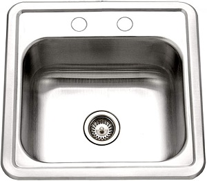 Houzer 1515-6BS-1 Topmount Bar Sink