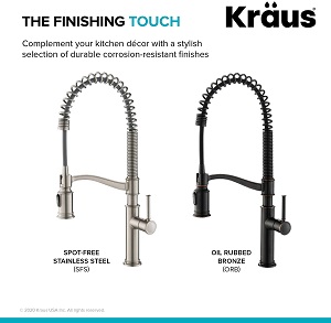 Kraus KPF-1630CH Nola Single Lever Pull-Down Faucet for Kitchen