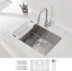 Zuhne Modena 28 x 18 Kitchen Sink