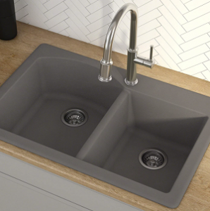 Kraus Forteza KGD-50GREY Granite Kitchen Sink